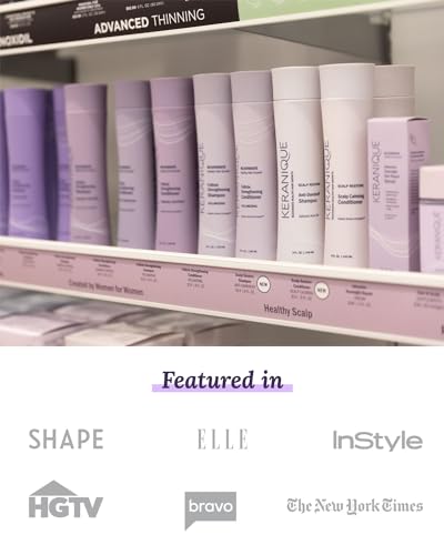 Keranique Volumizing Conditioner for Women - Best for Fine, Thin, & Brittle Hair - Sulfate-Free, Good for Color Treated Hair - Nourishing Volume Thickening Conditioner with Keratin for Thinning Hair