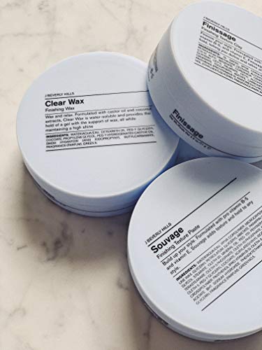 J Beverly Hills Blue Souvage Finishing Texture Paste with Vitamin E for Strong Hair, 2.5 Oz