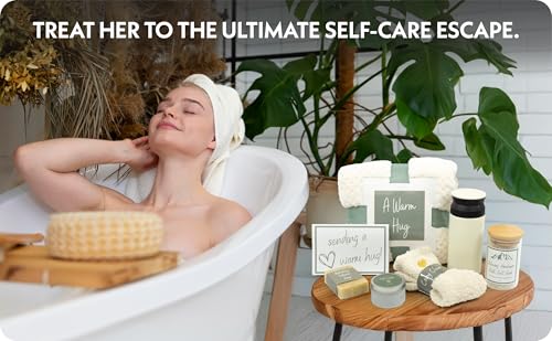A Warm Hug Gift Box for Women - Cozy, Relaxing Self Care, Get Well, Sympathy, Thinking of You - Thoughtfully Curated Box for Her
