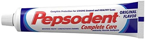 Pepsodent Complete Care Toothpaste Original Flavor 5.5 oz ( Pack of 10)