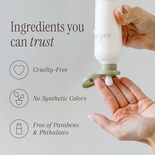 Salée Hair Styling Cream | Anti-Frizz Leave-In Smoothing Cream for All Hair Types | Flexible Hold & Shine | Defines Curls, Tames Flyaways, Softens & Nourishes | 6 oz.