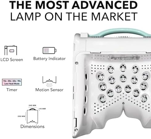 KIARA SKY LED Light Lamp | Beyond Pro | Cordless LED LAMP | White, ‎1 Count