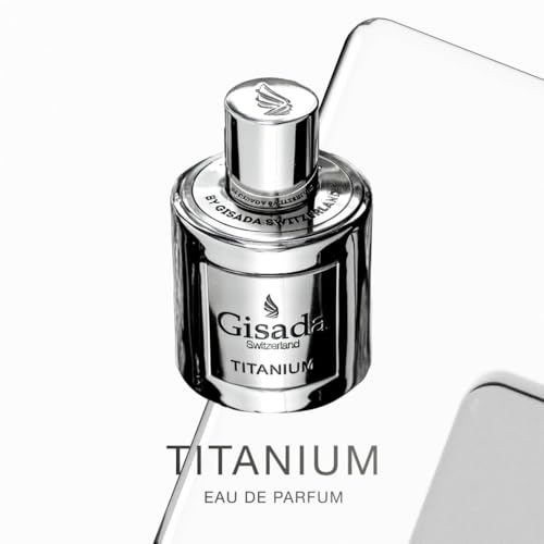 Gisada Switzerland - Titanium | Eau de Parfum for Men | 3.3 fl oz (100ml) | Spicy, Amber, Warm, and Woody Notes | Long-Lasting Scent | Perfume & Cologne