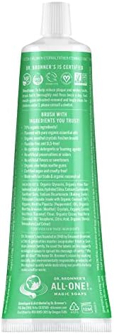 Dr. Bronner’s - All-One Toothpaste (Spearmint, 5 Ounce, 3-Pack)