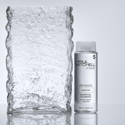 Paul Mitchell Clear Essential Shampoo, Fragrance Free, For Sensitive Scalp + Skin, 10.14 fl. oz.