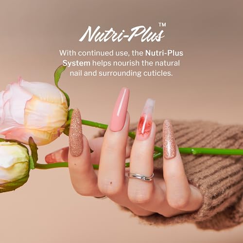 SNS Nail Dip Powder, Gelous Color Dipping Powder - Ooh La La Summer (Pink Orange/Coral, Cream) - Long-Lasting Dip Nail Color Lasts 14 Days - Low-Odor & No UV Lamp Required - 1 OZ