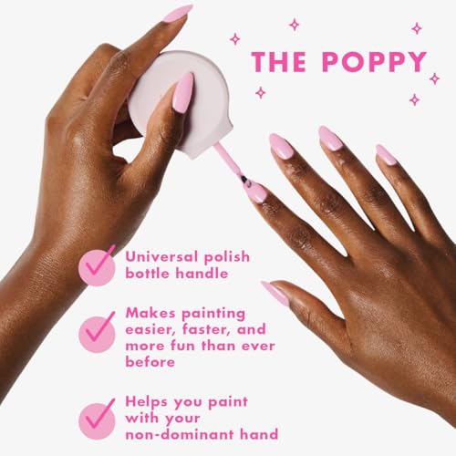 Olive & June Best Sellers Nail Polish Set | Includes 3 Long-Lasting Shades (Cockatoo, Pink Sands, Hibiscus) + Super Glossy Top Coat | Vegan, Cruelty-Free | Salon-Quality Results at Home