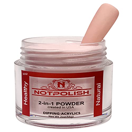 Notpolish Dip Powder for Nails - Artistic Perfect Dip in Nude Panther - Vibrant Color & Long Wear - For Dipping or Dabbing, No UV Needed - Clean Finish Powder Dip - Manicure Supplies - 2 oz