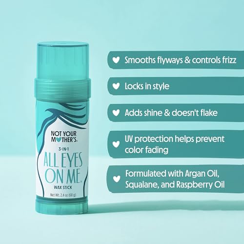 Not Your Mother's All Eyes On Me 10-In-1 Hair Perfector & 3-In-1 Hair Wax Stick & Styling Cream (3-Pack) - Protectant & Styling Products for All Hair
