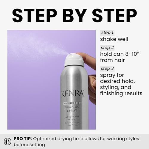 Kenra Shaping Spray 21 | Alcohol Free Hairspray | Max Moisture Retention | Extra Firm Hold & High Shine | Optimal Working Time | All Hair Types