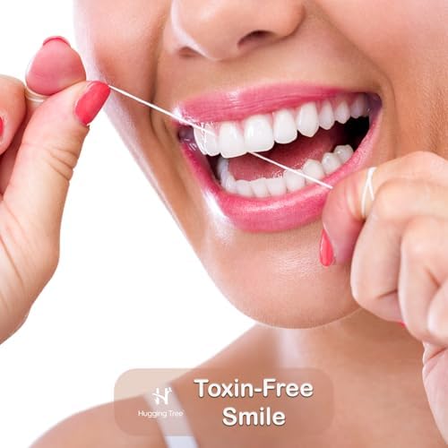 Natural Silk Dental Floss Refills | PFAS Free Dental Floss | Zero Waste Biodegradable | Mint (5 Pack, 33 Yards Each)