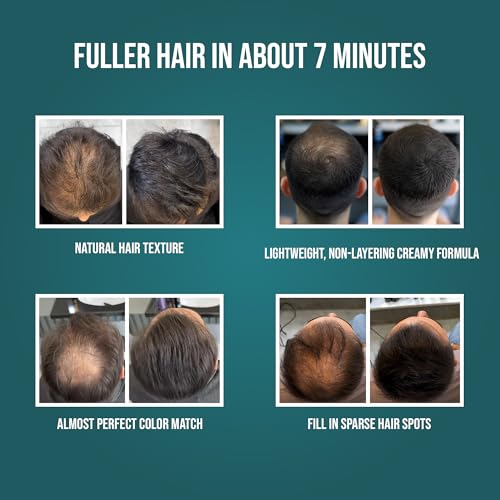 BATCI Hair Concealer Cream – Instant Bald Spot Coverage & Root Touch-Up – Waterproof, Natural-Looking Scalp Concealer for Thinning Hair – Long-Lasting, Sweat-Proof, Easy to Apply – 50ml