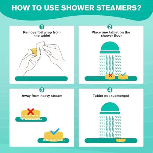 Shower Steamers Aromatherapy - 18 Pack Gifts for Women, Organic Essential Oils, Self Care, Birthday Gifts for Women, Men, Mom, Teen, Relaxation Home SPA Christmas