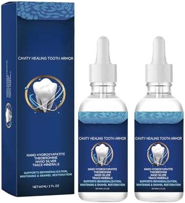 Dentite Cavity Healing Tooth Armor,Teeth Whitening, Cavity Repair & Gum Health Treatment, Enamel Strengthener, Fast-Acting Oral Care Solution (2pcs)