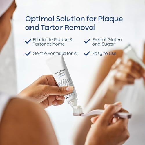 Plaque & Tartar Remover Toothpaste for Teeth: Removes Plaque & Controls Tartar Build-up - Long-Lasting Fresh Breath, Deep Cleansing & Gum-Friendly Formula, Enamel Support Toothpaste for Adults & Kids