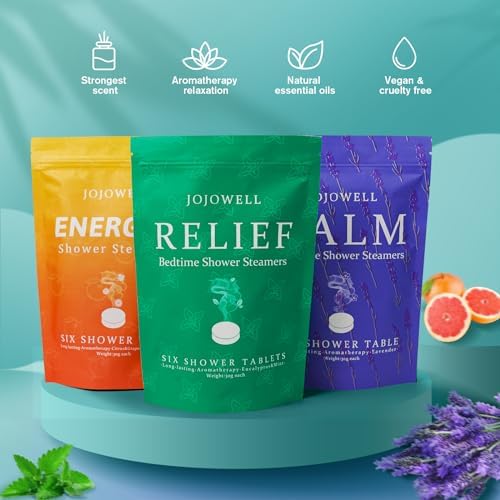 Shower Steamers Aromatherapy - 18 Pack Gifts for Women, Organic Essential Oils, Self Care, Birthday Gifts for Women, Men, Mom, Teen, Relaxation Home SPA Christmas