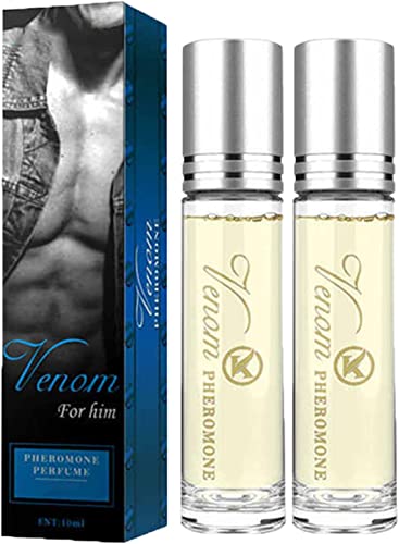 Roll-on Pheremone Perfume, Alpha Cologne Pheromone Based Body Scent, Pheromone Oil For Men To Attract Women, Pharamon Perfume for Man, Pheromone Essential Oil (For Men-2PCS)
