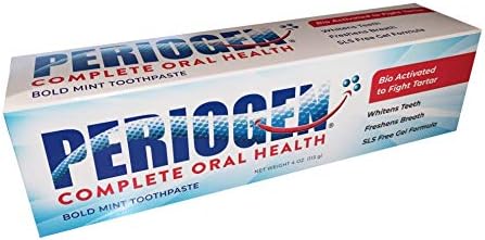 Periogen Tartar Control Toothpaste, SLS Free, Enamel Safe, Whitening Gel Formula, Get Your Teeth Hygienist Clean with Periogen Oral Care!