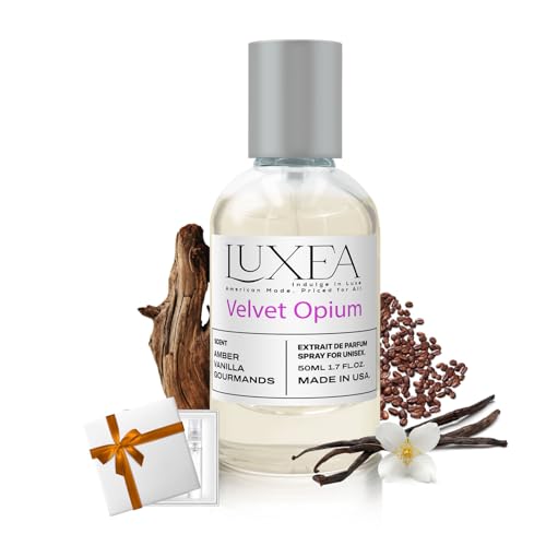 Pheromones Perfumes for Women, Inspired by Y. S.L's Black O/pium, Coffee Amber Vanilla Scent, 8hrs Extrait de Parfum, 1.7 fl.oz Enhanced Scents Pheromone Cologne for Men & Women (Velvet Opium)