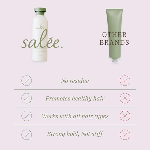 Salée Hair Styling Cream | Anti-Frizz Leave-In Smoothing Cream for All Hair Types | Flexible Hold & Shine | Defines Curls, Tames Flyaways, Softens & Nourishes | 6 oz.
