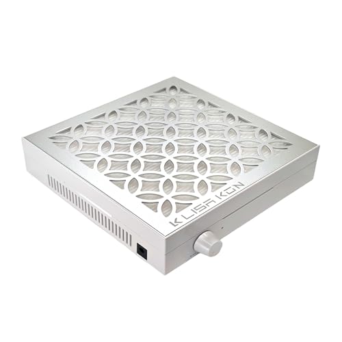 Nail Dust Collector with Reusable Filter, Professional Vacuum Fan Dust Extractor, Powerful & Quiet Nail Tech Dust Suction Machine for Acrylic Gel Nail Polishing, High-End Nail Salon