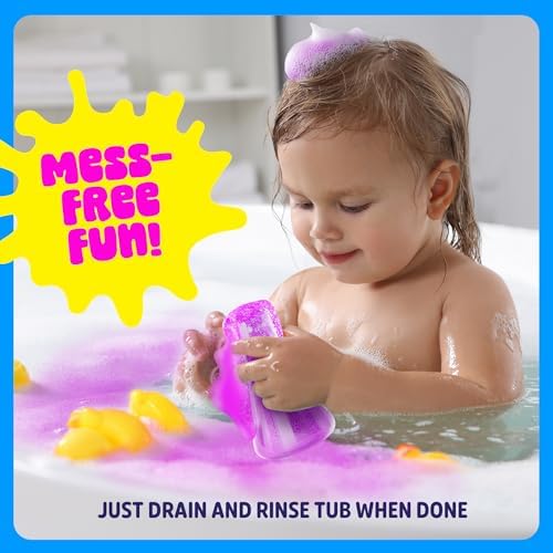 Tubby Tots Bath Potion Kits for Kids - 6 Pk - Bath Bombs for Kids - Toddler Bubble Foam Colors Fizzies - Bathtub Toys for Kid Ages 4-8 Years Old - Science Soap Potions Kit Age 3 4 5 6 7 8 - Non Toxic