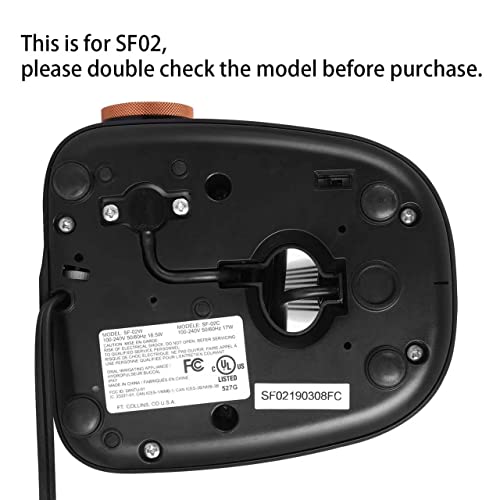 Replacement Parts for Waterflosser Oral Irrigator Dental Compatible with Waterpik Sonic Fusion Portable Water Flosser SF-02W SF-02 Reservoir Gasket Valve (SF-02 White Tank)