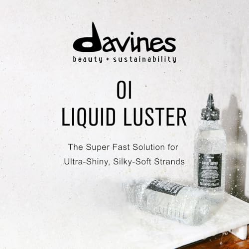 Davines OI Liquid Luster, Nourishing Rinse-Off Treatment, Add Shine Weightlessly, 10.14 Fl Oz