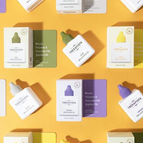 Nail & Cuticle Oil with Avocado, Jojoba, Biotin & Vitamin E – Nail Growth & Repair Oil for Damaged Cuticles & Brittle Nails (Olive, 2.0 fl oz)