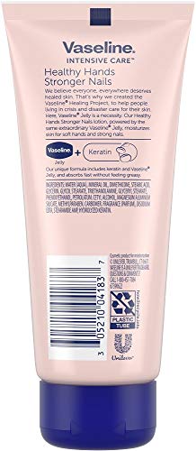 Vaseline Intensive Care Healthy Hand Stronger Nails Lotion, 3.4 Fl Ounce (Pack of 3)
