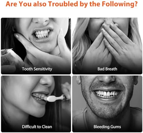 iHealth VESA Gentle Smart Water Flosser for Sensitive Teeth & Gums: Microbubble Deep Clean Technology, Smart Pressure Stabilization, IPX7 Waterproof with Travel-Friendly Design