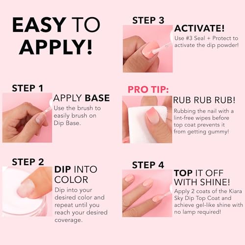 Kiara Sky Dip Powder Essentials 2 oz, Clear