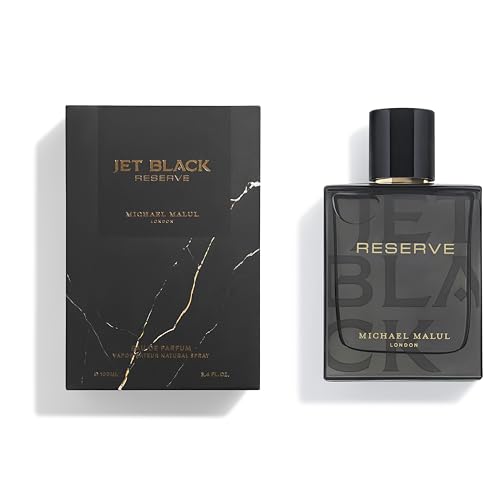 Michael Malul Jet Black Reserve Eau de Parfum for Men - 100ml | 3.4oz
