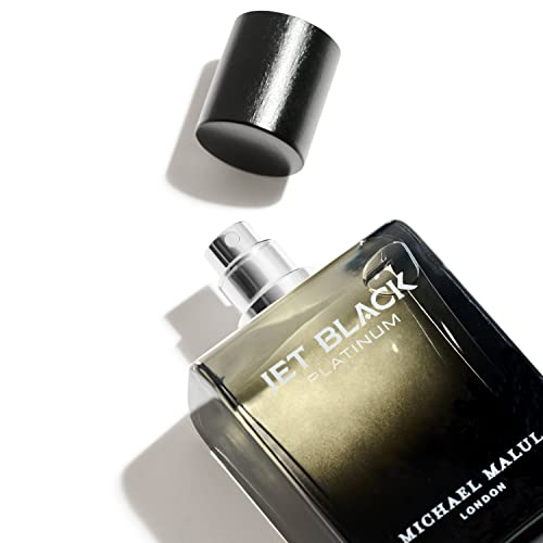 Michael Malul Jet Black Platinum Eau de Parfum for Men - 100ml | 3.4oz