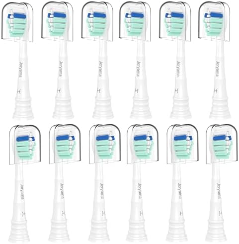 Replacement Toothbrush Heads for Philips Sonicare Replacement Heads, Electric Replacement Brush Head Compatible with Phillips Sonicare C2 C1 4100,12 Pack