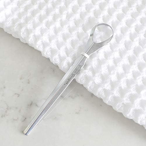 Model P Medical Grade, Dishwasher Safe, Stainless Steel Tongue Cleaner, Reduce Bad Breath and Improve Taste, Preferred by Leading Dental Schools for Oral Hygiene, (1 Count)