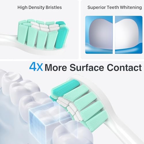 Replacement Toothbrush Heads for Philips Sonicare Replacement Heads C1,4100,G2,C2,Replacement Brush Head Compatible with Phillips Sonicare Electric Toothbrush C2,C1,4100,for Philips Sonic Care Brush