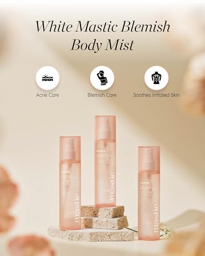 MASTINA White Mastic Body Mist (5.1fl oz) Soothes & Cools Body Spray Fermented Mastic Gum