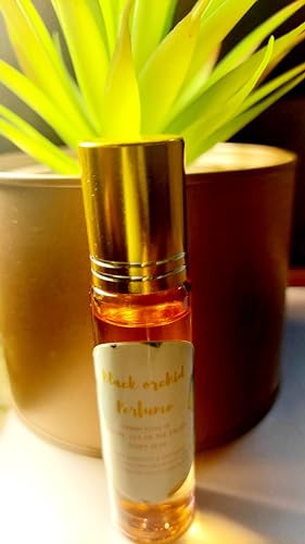 DR. MONICA'S NATURAL BEAUTY 10ML- Black Orchid Luxury Fragrance - Long Lasting Artisan Perfume With Notes Of Jasmine, Lily-of-the-valley, tonka bean and musk