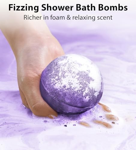 Deep Sleep Bubble Bath Bombs Infused with Lavender Chamomile Essential Oils Moisturizing Bath for Dry Skin and Relaxation Self Care Gift for Women