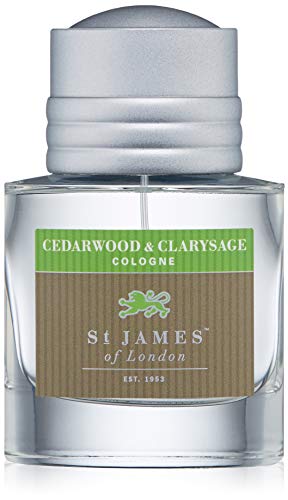 St James of London Cedarwood & Clarysage Cologne, 1.69 Fl Oz