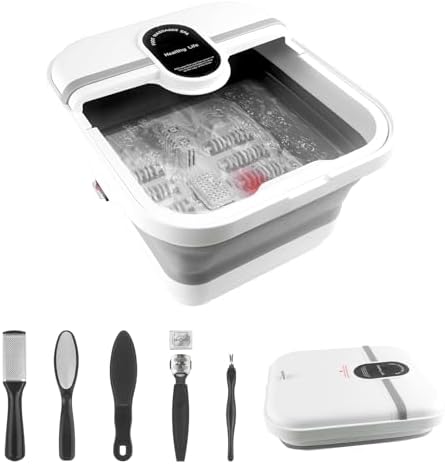 Pedicure Foot Spa, Foot Spa Bath Massager with Heat, Collapsible Bath Soak Tub, Portable for Any Casual Scene to Help You Relax, Mothers Day Fathers Gifts, Gifts for Women Men