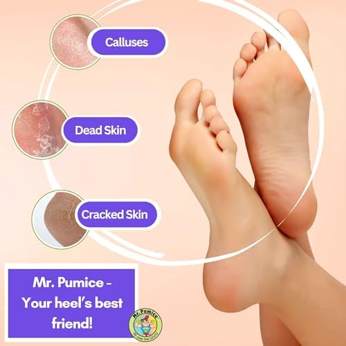 Mr. Pumice Ultimate PUMI Bar: 2-in-1 Dual-Grit (Medium + Coarse) Callus Remover, Pedicure Stone & Ped File Scrubber for Smooth Feet and Heels, (12-Count Display Box)