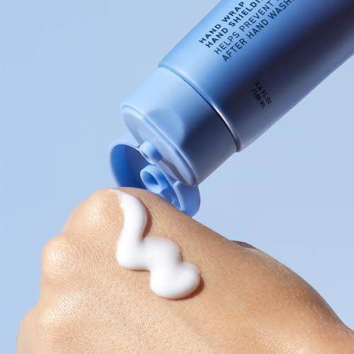 Skin Hand Wrap, Hand Cream for Dry Cracked Hands, Deep Nourishing Moisturizing Formula, Non-Greasy Balm for Women and Men, Unscented with Moisture Lock Formula - 3.4 fluid ounce (Pack of 1)