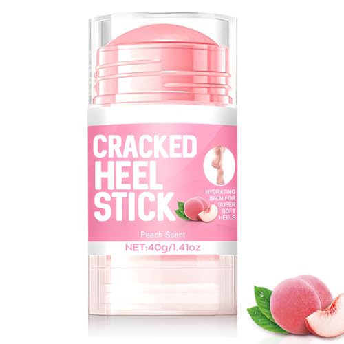 Smooth Steps Foot Therapy Balm, 2025 Upgraded Hydrating and Anti-Cracking Foot Cream, Foot Cream for Dry Cracked Heels and Feet Women Men Travel (Peach, Standard)