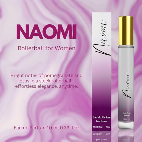 Perfume for Women Rollerball – INSPIRED by A WORLD RENOWED WOMEN'S PERFUME - Bergamot, Jasmine, Patchouli, Vanilla – Sweet, Floral, Sexy, Long-Lasting Eau De Parfum 10ml (0.33 fl oz)