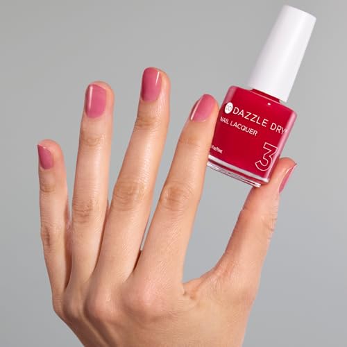 Dazzle Dry Nail Lacquer (Step 3) - Sugar Dipped - A sheer reddish pink. Jelly. Sheer. (0.5 fl oz)