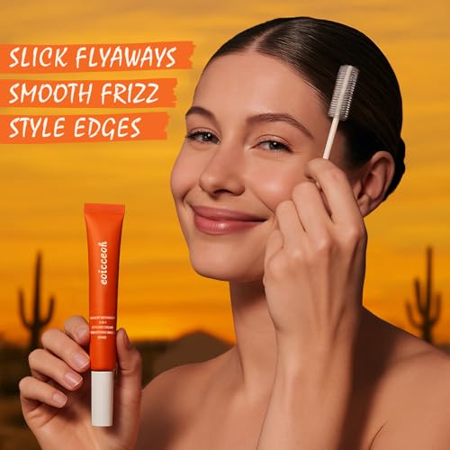 Hair Styling Cream, Desert Botanical 3-In-1 Styling Cream & Taming Wand - Smooth Frizz, Tame Flyaways, Style Edges, Versatile & Portable, for Styling Natural Beautiful Hair Radiant - 0.6 oz