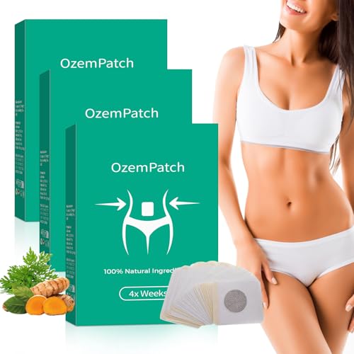 3PCS Rej-uvacare Ozempatch for Women, 90 tablets Ozem Patches for Body, 100% Natural Ingredients - Mild, Safe & Effective, Keep in Good Sh-ape, Firming, Moisturizing