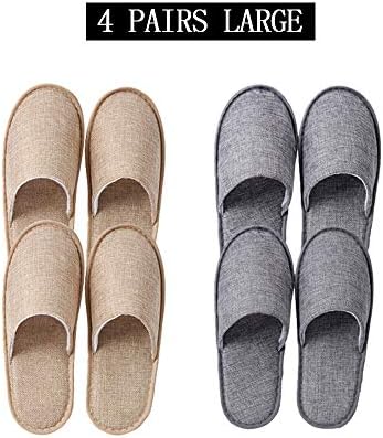 5~10 Guest Disposable Slippers for House, Family, Spa, Hotels Office - Mixed Multi-Color Slippers Home Party, Housewarming, Open House.
